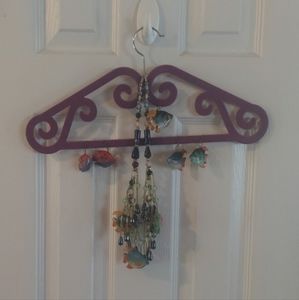 NWOT Murano Fish & Multi Beads Necklace & Earrings Ensemble 1980s NEW!